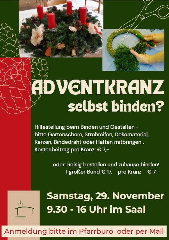 Adventkranzbinden